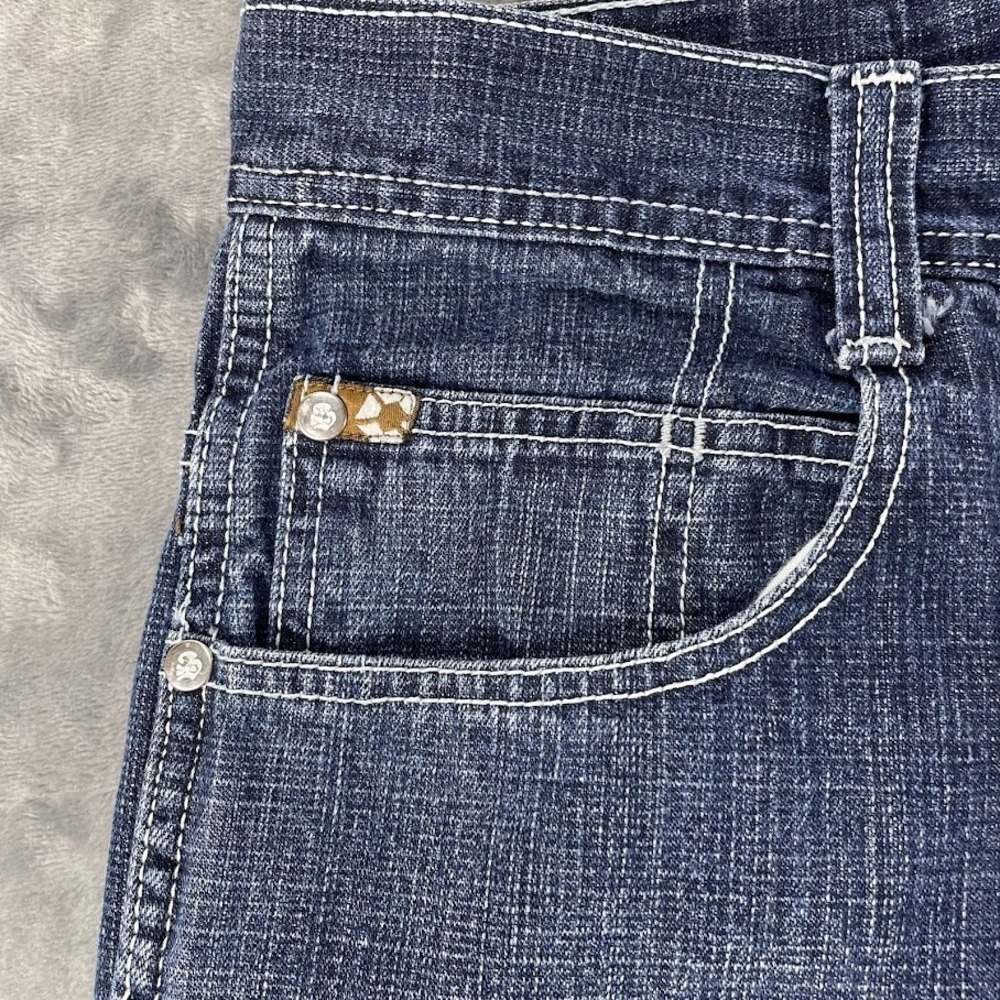 Vintage SouthPole Jeans Men's Size 36x25 Y2K 4180 Relaxed Baggy Wide Leg Blue - Picture 5 of 12